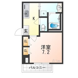 フジパレスあびこWESTの物件間取画像